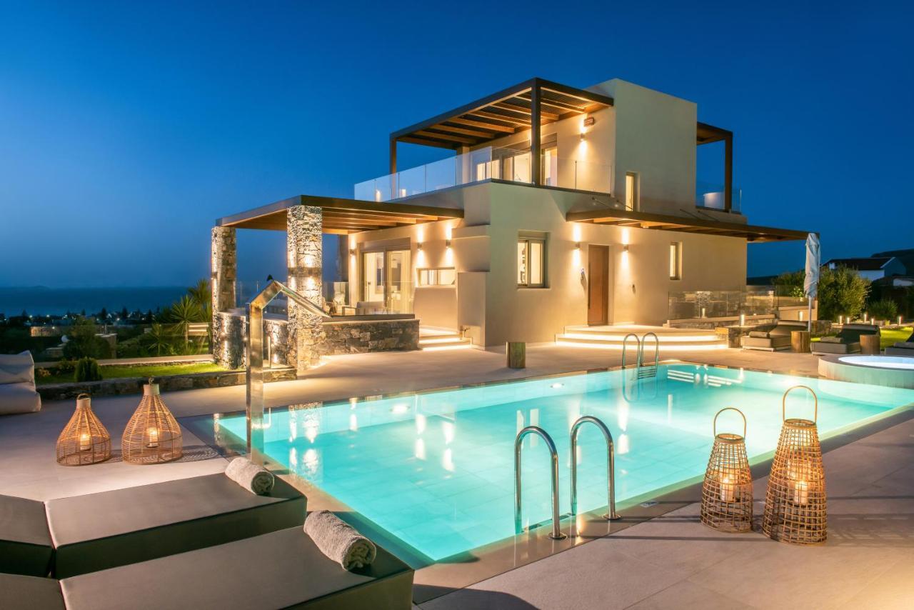 Kymo Instyle Villa - Sea View Private Pool Jacuzzi Kokkini Hani ภายนอก รูปภาพ