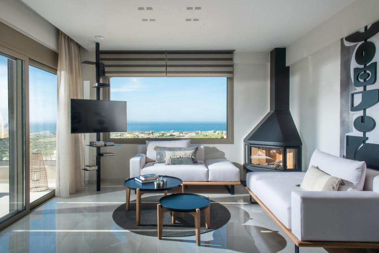 Kymo Instyle Villa - Sea View Private Pool Jacuzzi Kokkini Hani ภายนอก รูปภาพ